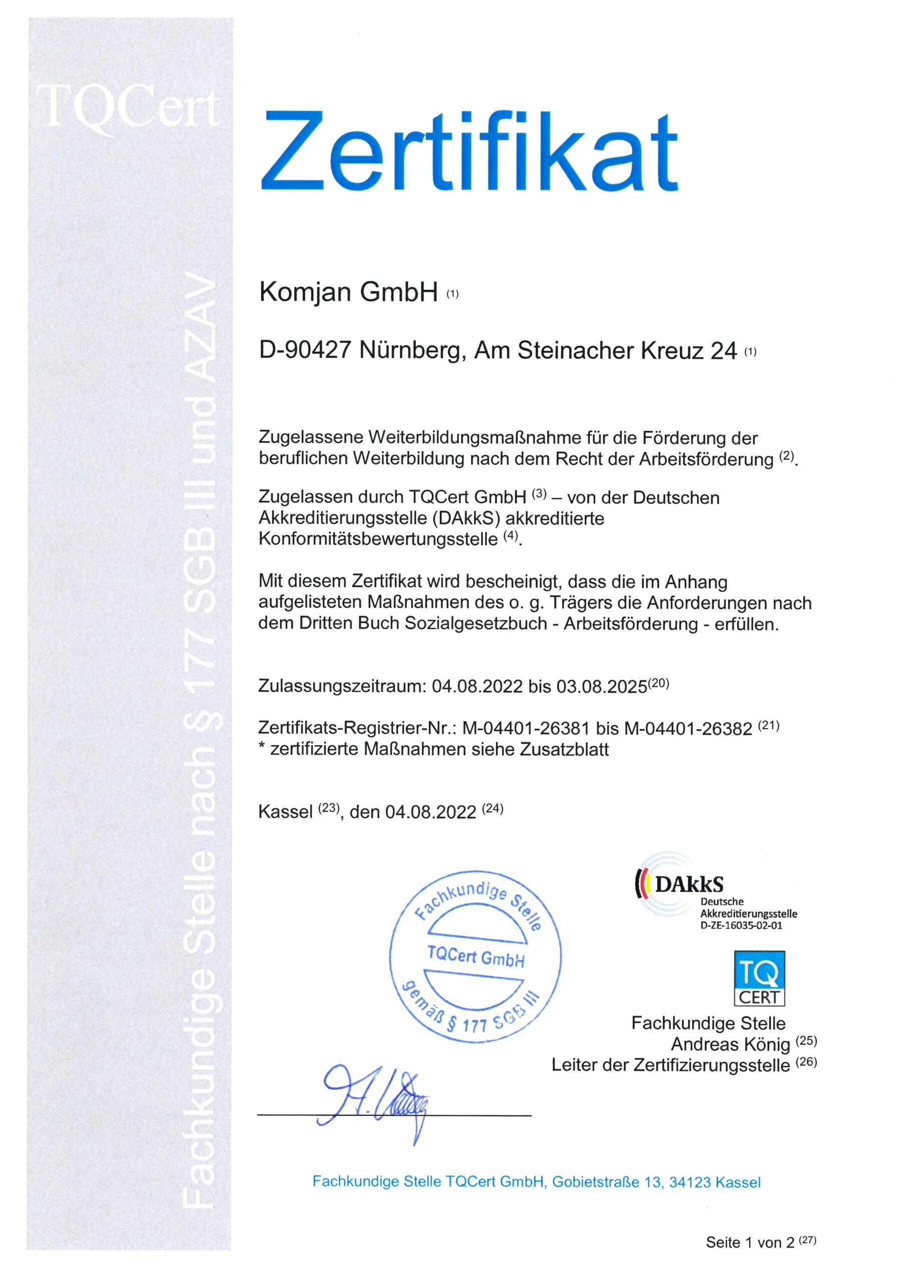 Zertifikat_TeleSales